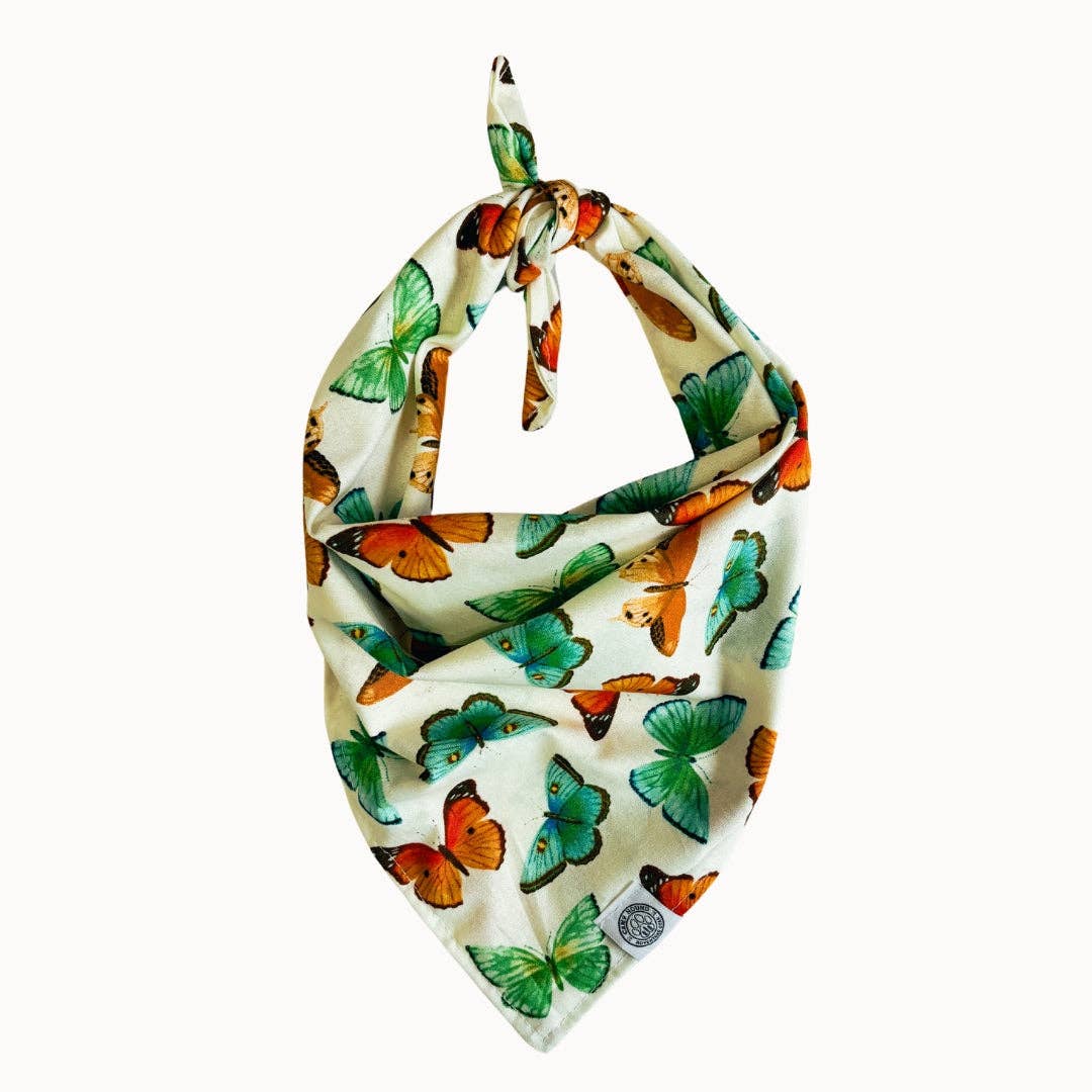 Flutter Dog Bandana | Spring Butterfly