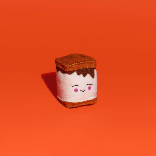 Boiled Wool S'more Dog Toy