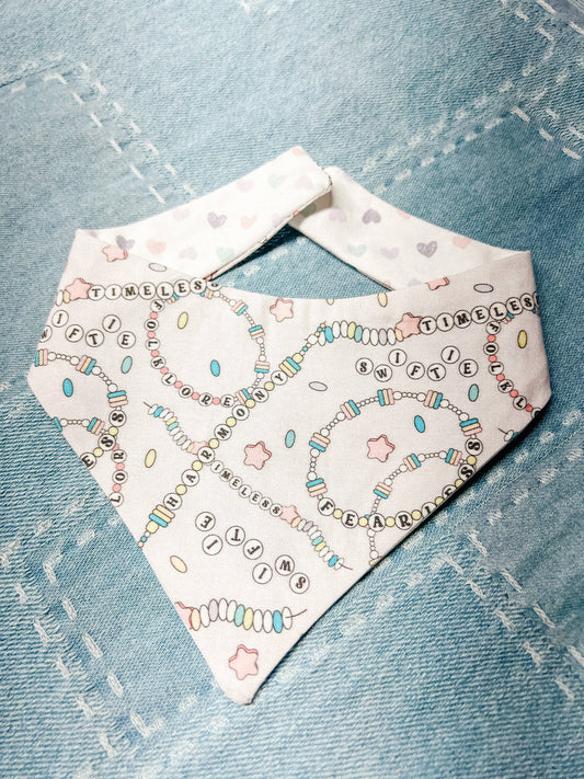 Friendship Bracelet Reversible Dog Bandana