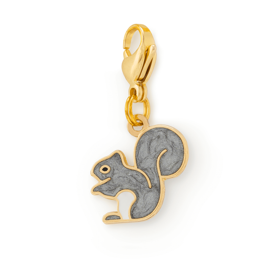Squirrel Collar Charm