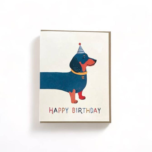 Dachshund Birthday Card
