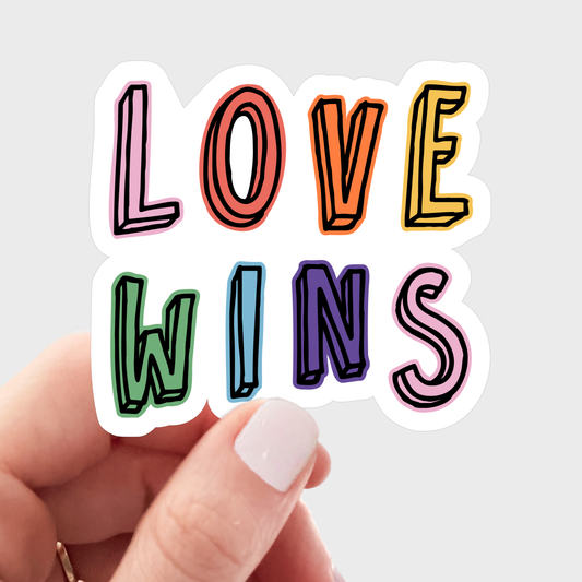 Love Wins Sticker