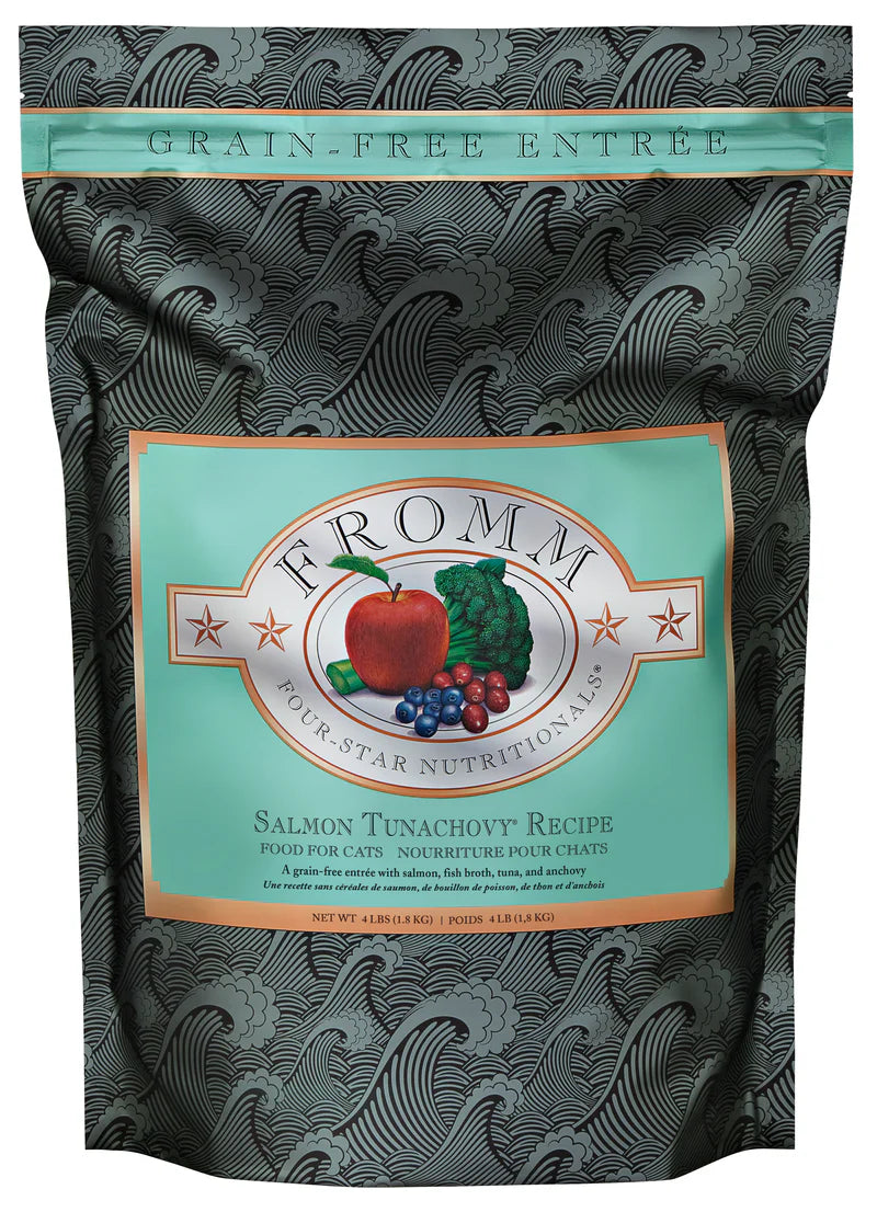 Fromm Four-Star Grain-Free Salmon Tunachovy Recipe Dry Cat Food