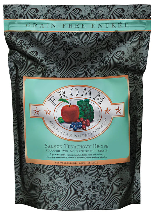 Fromm Four-Star Grain-Free Salmon Tunachovy Recipe Dry Cat Food