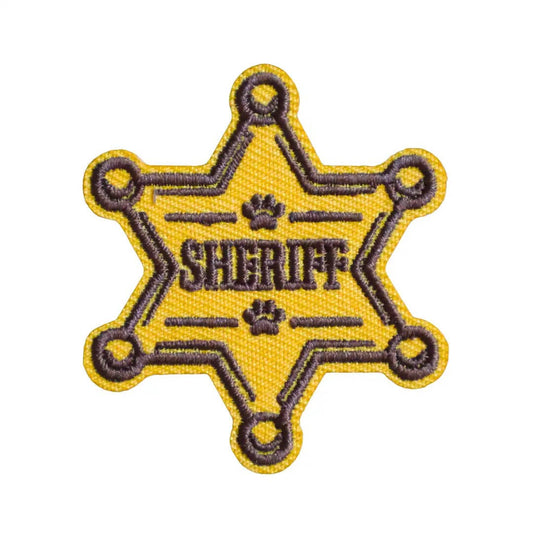 Sheriff Badge | Velcro or Iron-On Patch for Pets