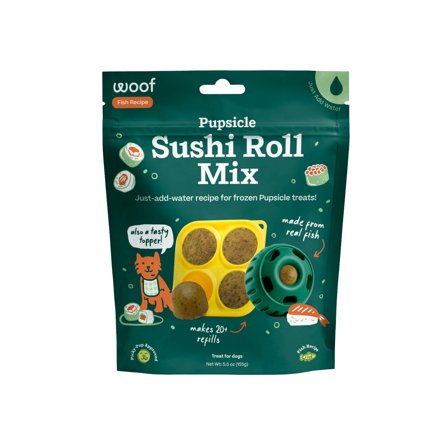 Woof Pupsicle Sushi Roll Mix