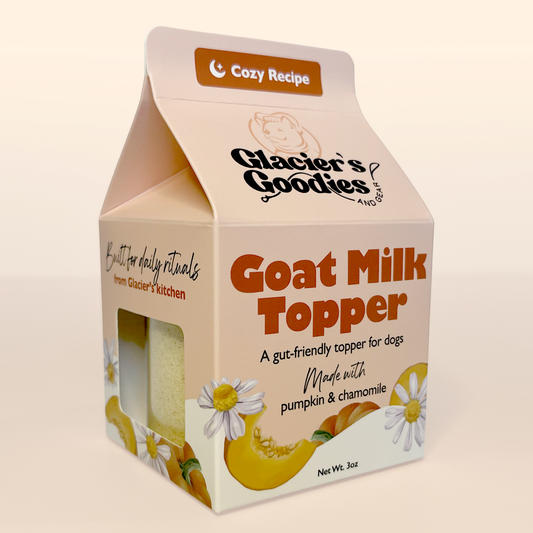 Goat Milk Dog Topper – Pumpkin & Chamomile | Gut-Friendly