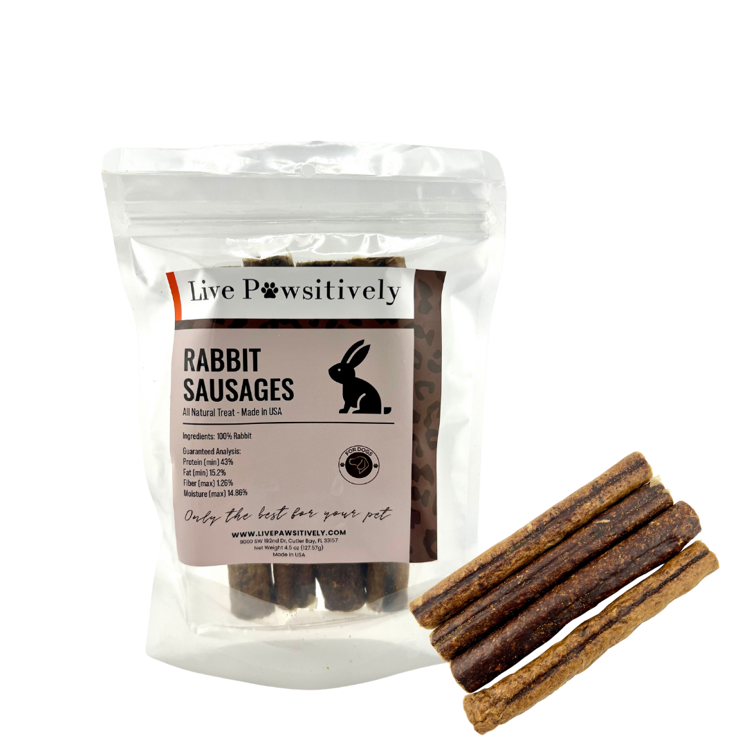 Rabbit Sausage for Dogs