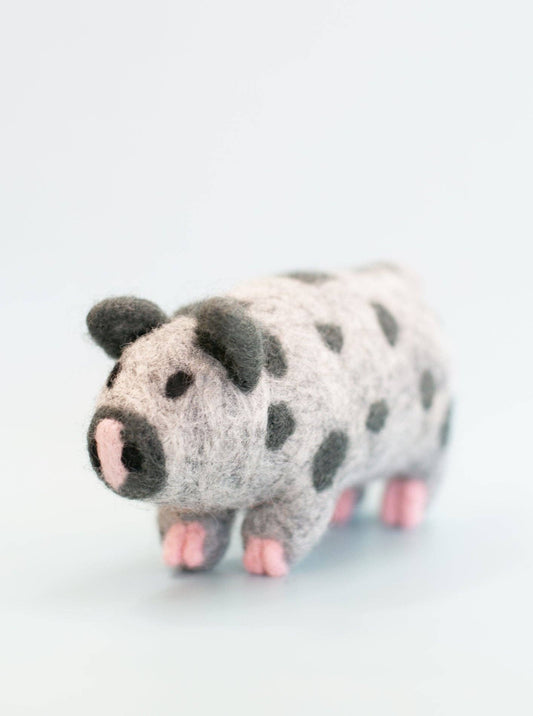 OCHO THE PIG Wool Dog Toy