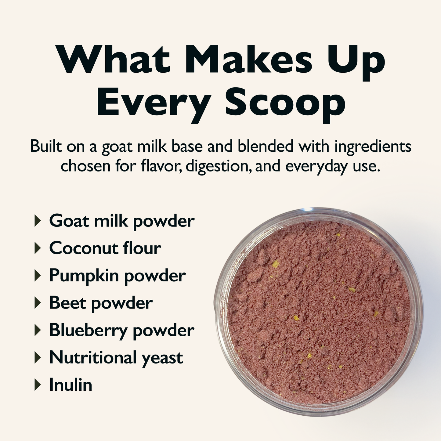 Goat Milk Dog Topper – Beet & Blueberry | Gut-Friendly