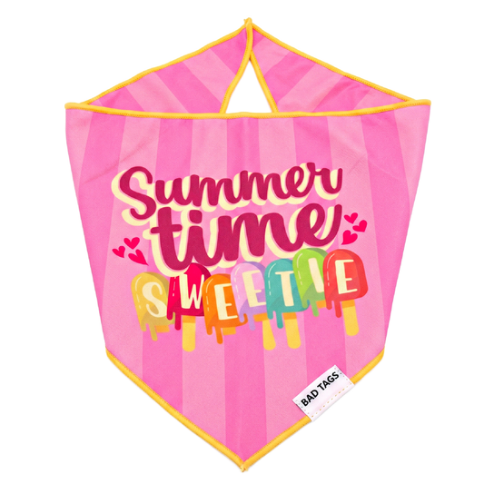 Reversible Dog Bandana - The Summertime Sweetie: Large