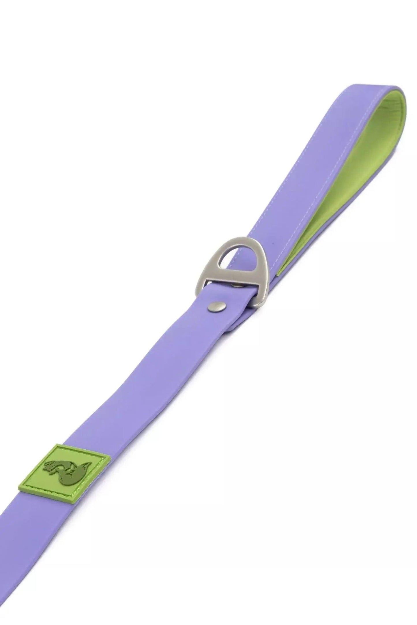 Lavender Garden Waterproof Dog Leash: Lavender / Meadow Green