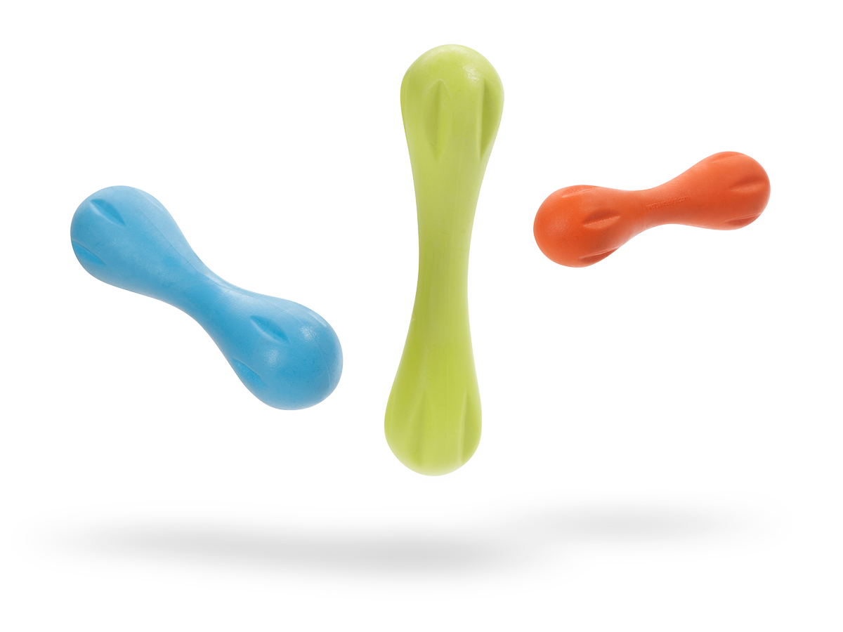 Hurley® Dog Toy for Chew, and Fetch: Tangerine / L