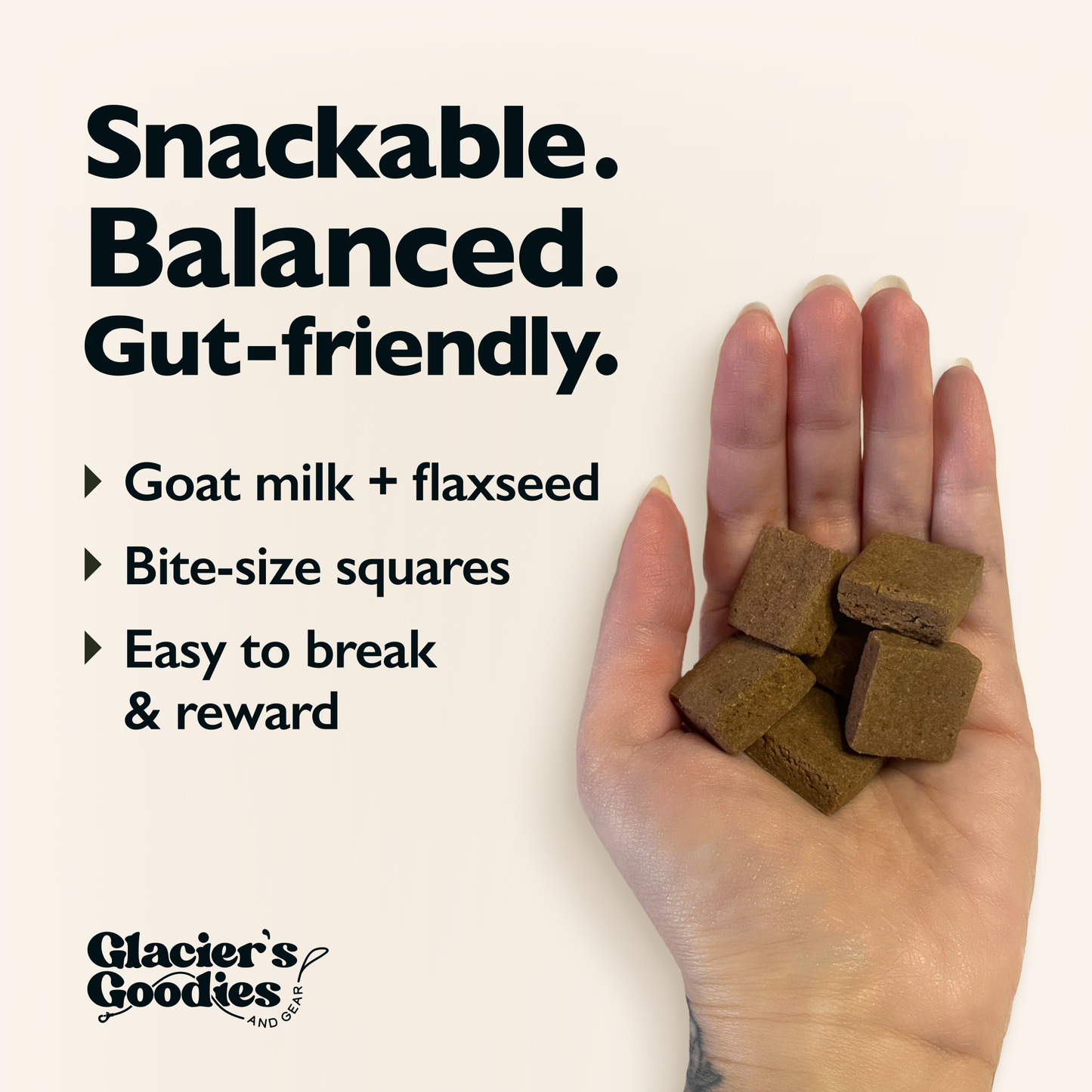 Goat Milk Dog Treats — Peanut, Pumpkin, and Carob