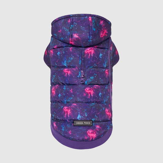 Prism Puffer- Dog Coat: Galaxy / 8