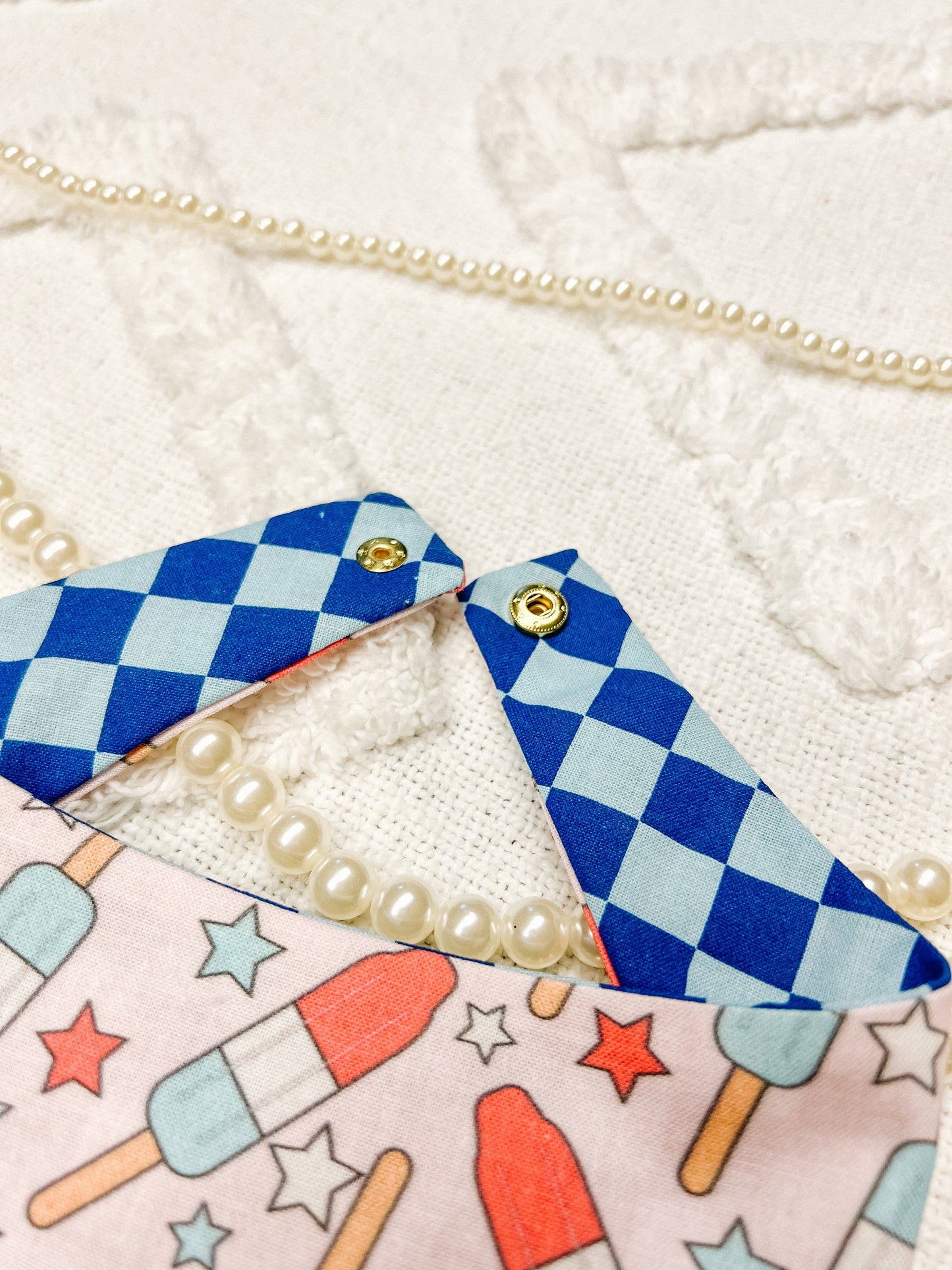 Popsicles Cotton Curved Neck Pet Bandana