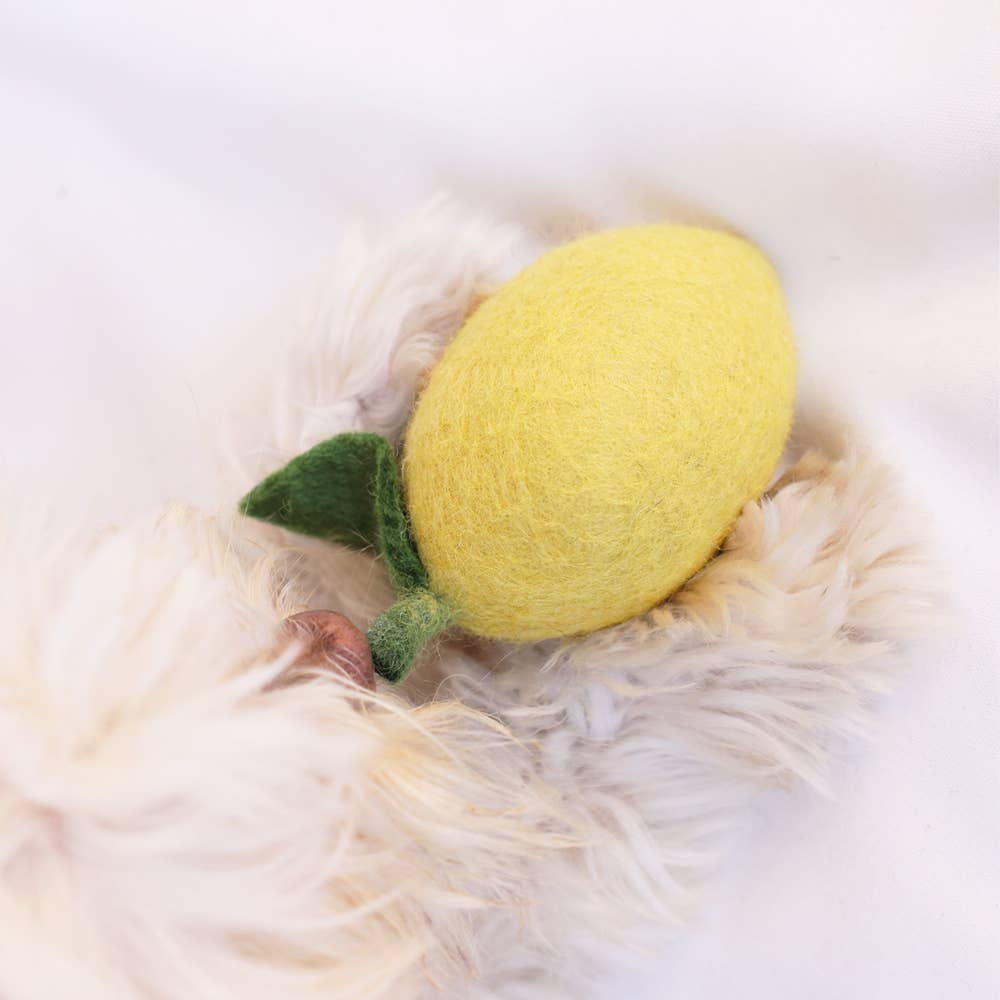 WOOL LEMON Wool Dog and Cat Toy: Large