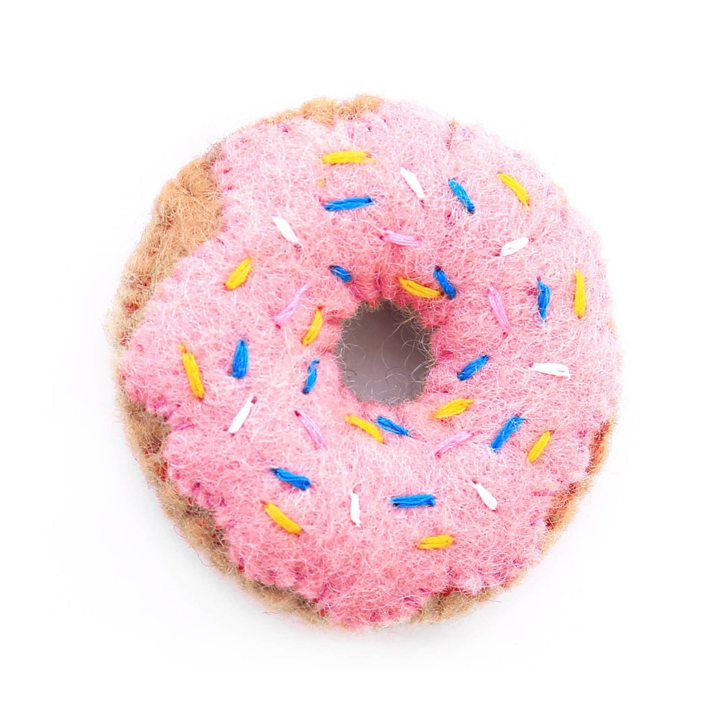 Strawberry Valentine's Day Donut Cat Toy