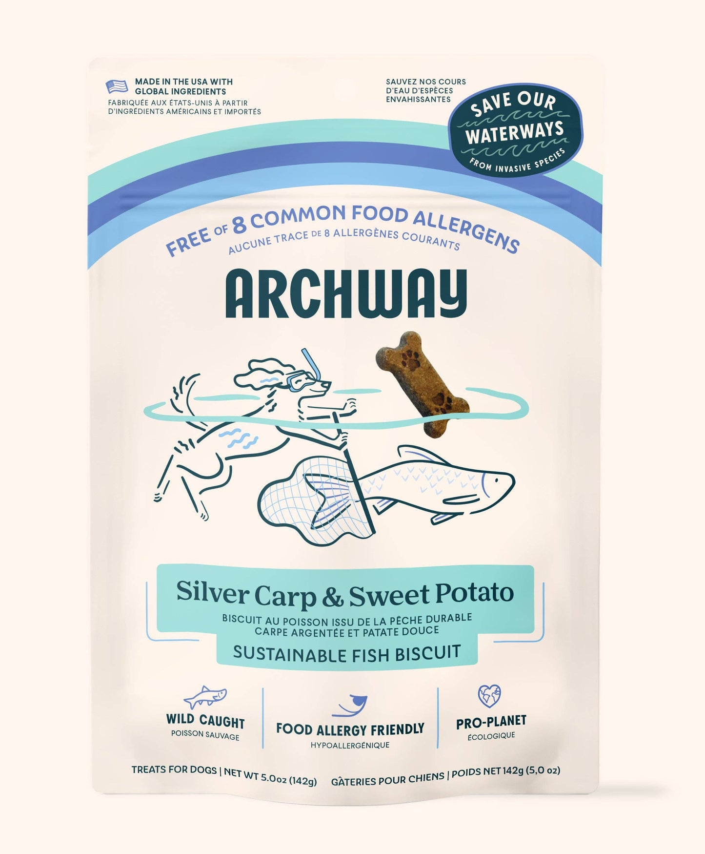 Wild-Caught Fish and Sweet Potato Dog Treat