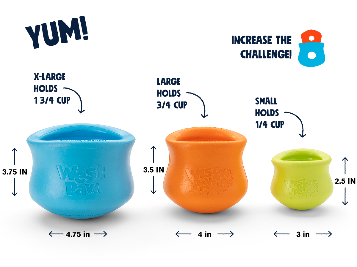 Toppl® Puzzle Treat-Dispensing Slow Feeder Dog Toy Small