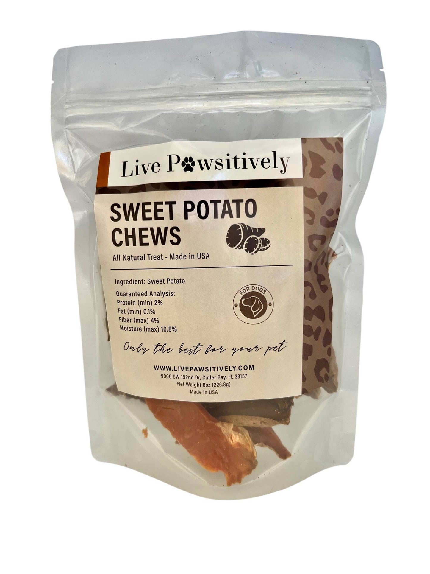 Sweet Potato Dog Chew