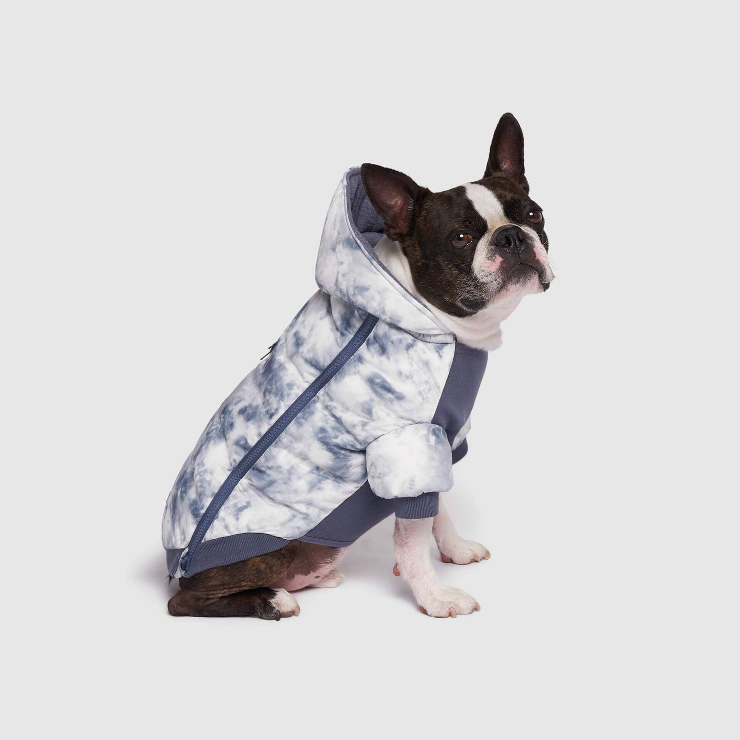 Prism Puffer- Dog Coat: Pink Houndstooth / 24