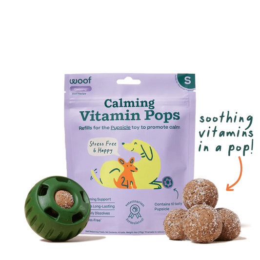 Woof Pupsicle Pops Refills Calming Beef Grain-Free
