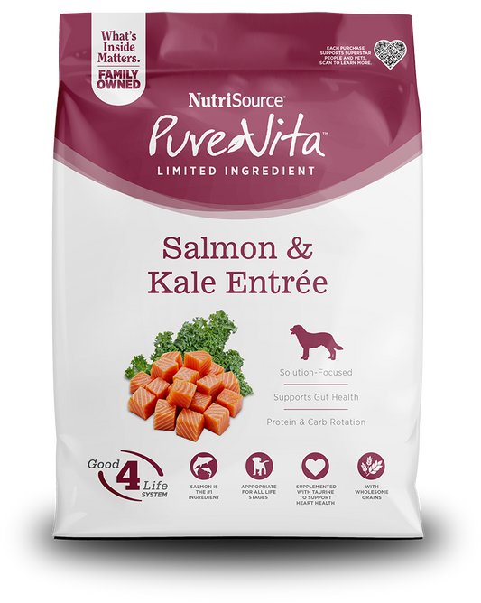 NutriSource PureVita Salmon & Kale Dry Dog Food