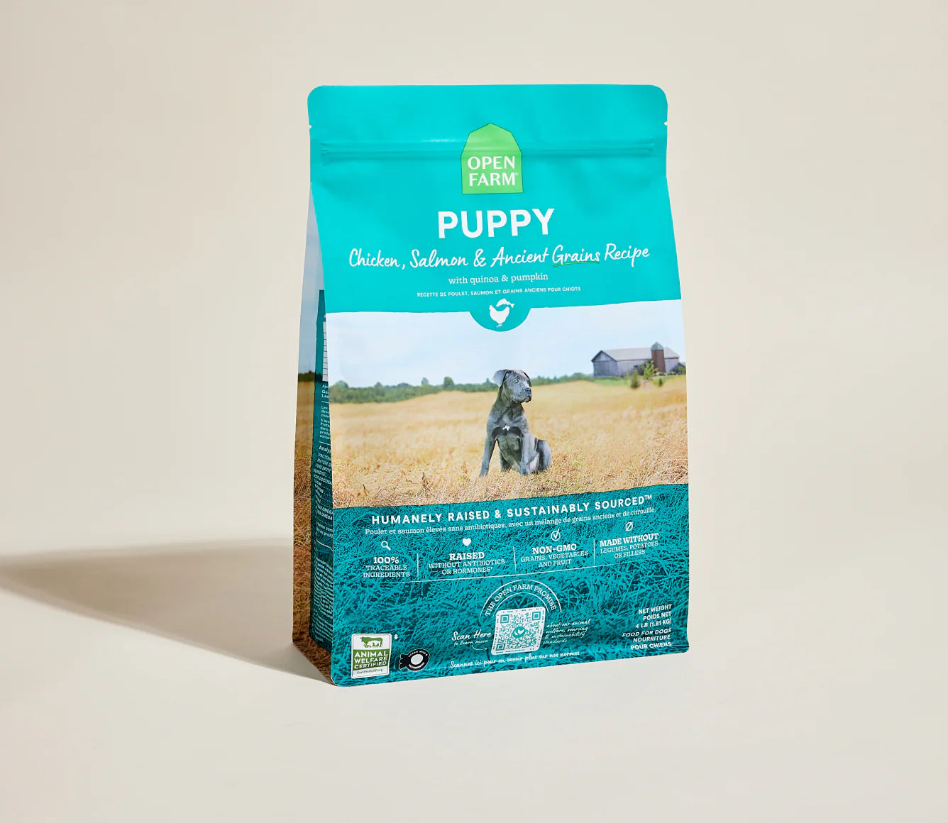 Puppy Chicken & Salmon Ancient Grain Food 4 lb