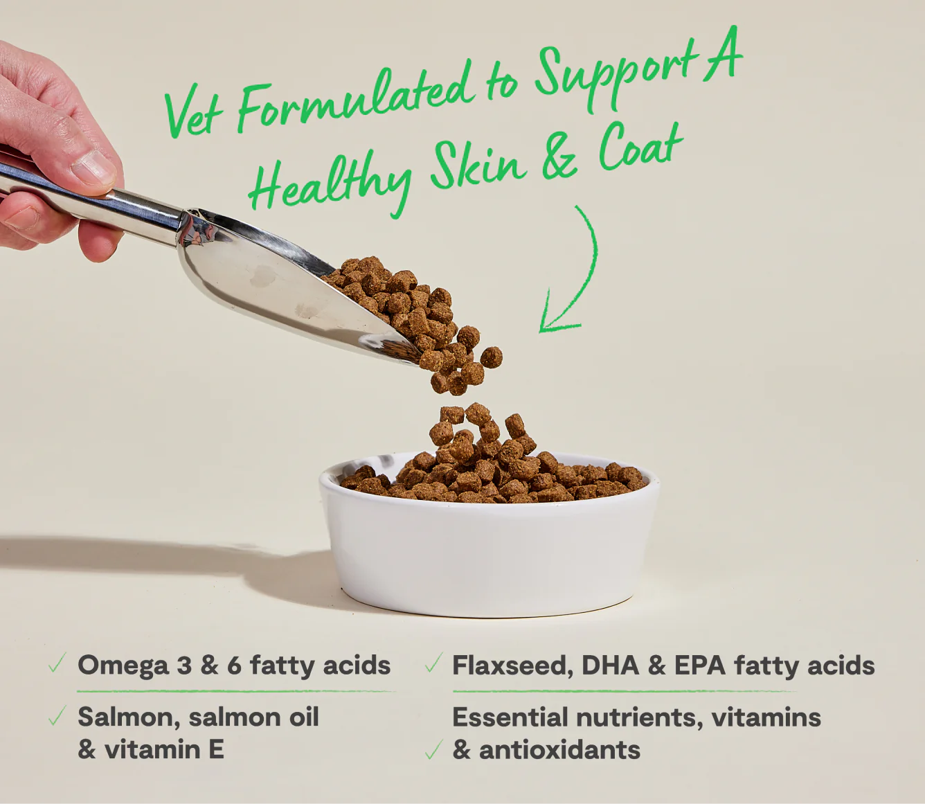 Salmon & Oatmeal Skin & Coat Health Dog Kibble