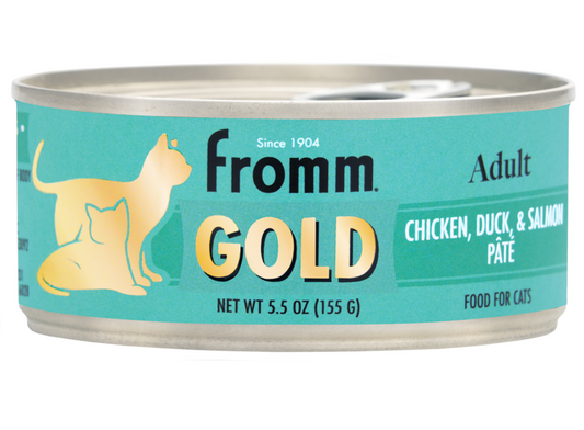 Fromm Gold Chicken, Duck, & Salmon Pâté Adult Cat Food