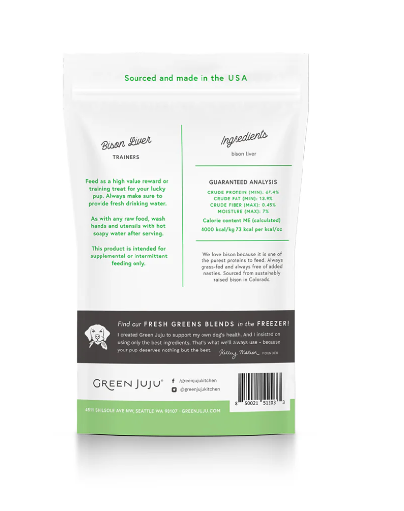 Freeze Dried Bison Liver Treats
