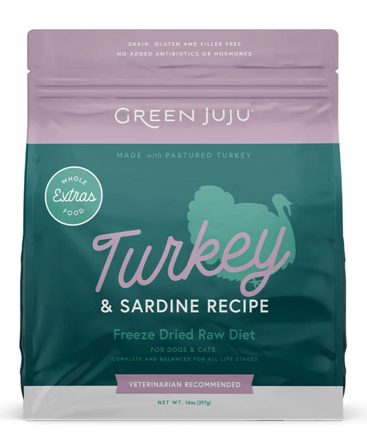 Extras Turkey & Sardine – Complete & Balanced Freeze-Dried Meal