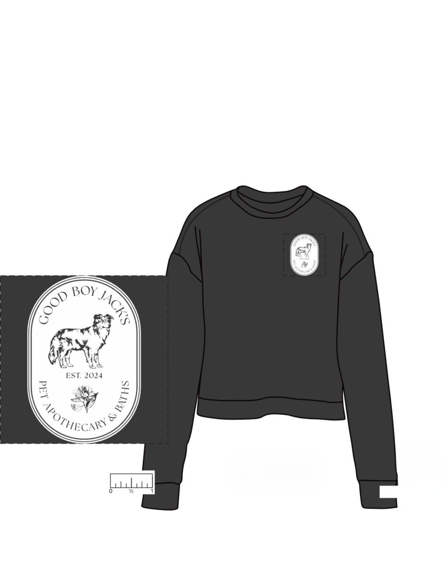 Good Boy Jack's Crop Sweater