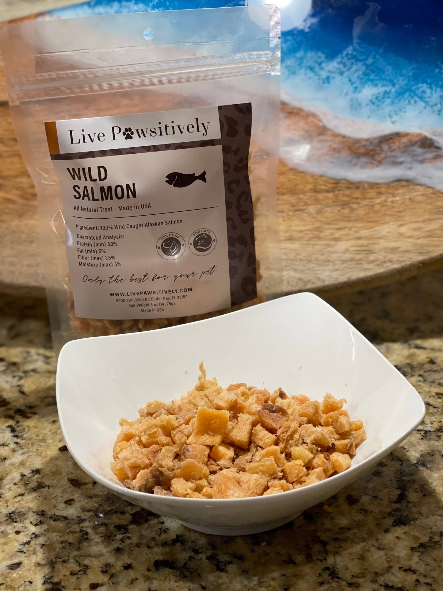 Wild Salmon ,  Dried treat for Dogs