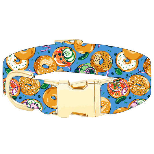 Printfresh x TFD Bagels and Schmear Dog Collar