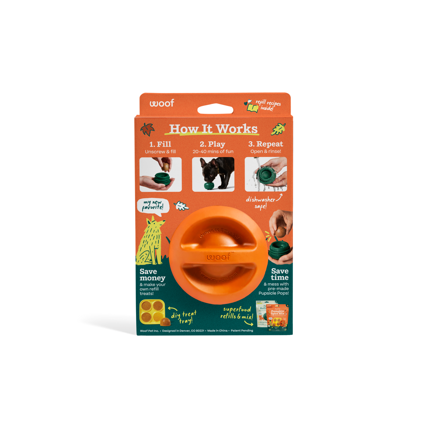The Pupsicle - Pumpkin: Large