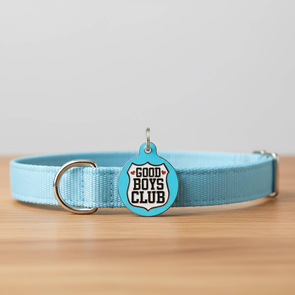Dog Tag Charm w/ Scannable QR Code - Good Boys Club