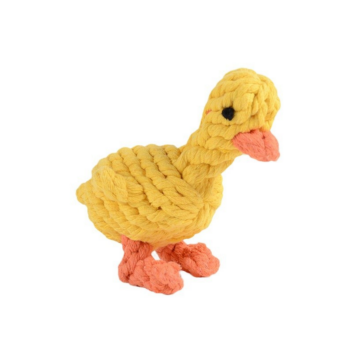 Yellow Duck Rope Dog Toy