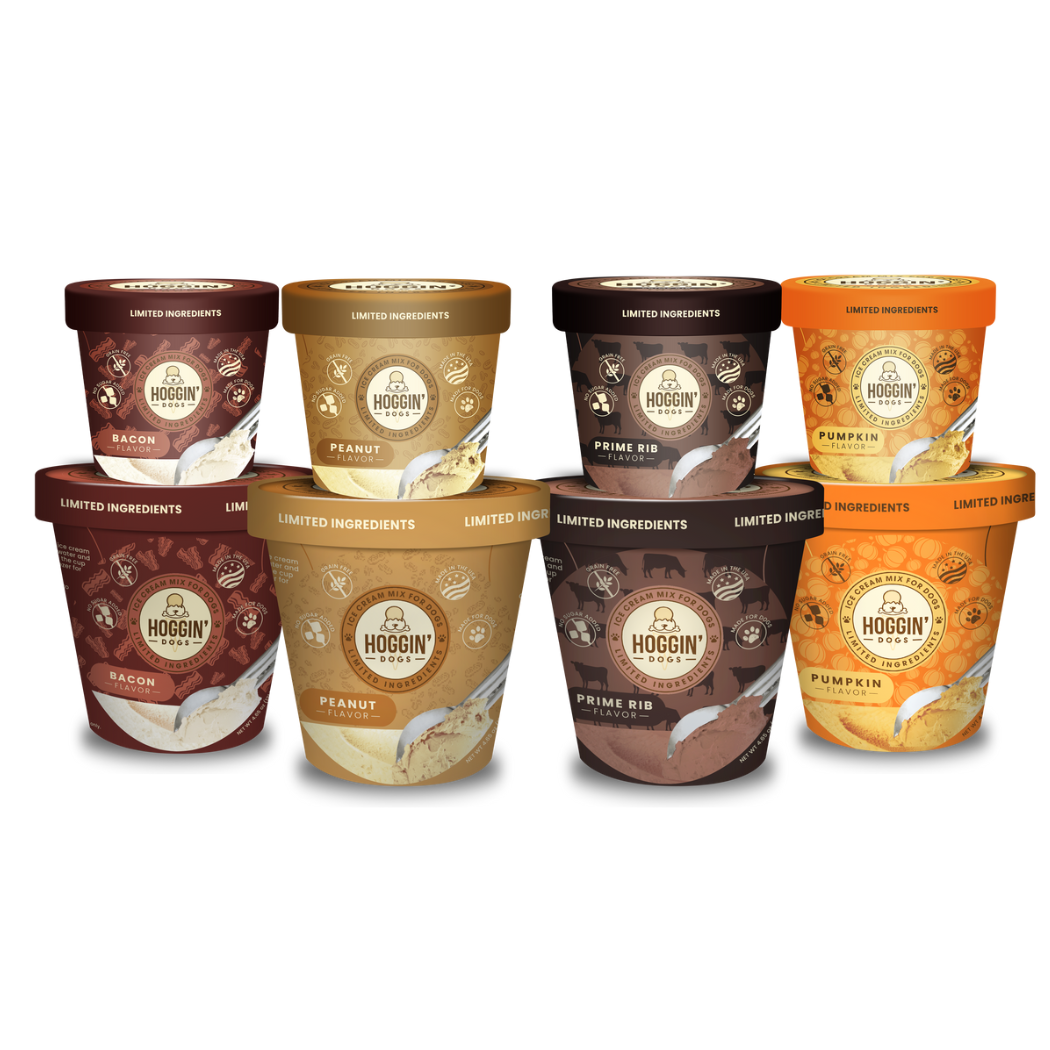 Hoggin' Dogs No Sugar Added Ice Cream Mix for Dogs: Bacon