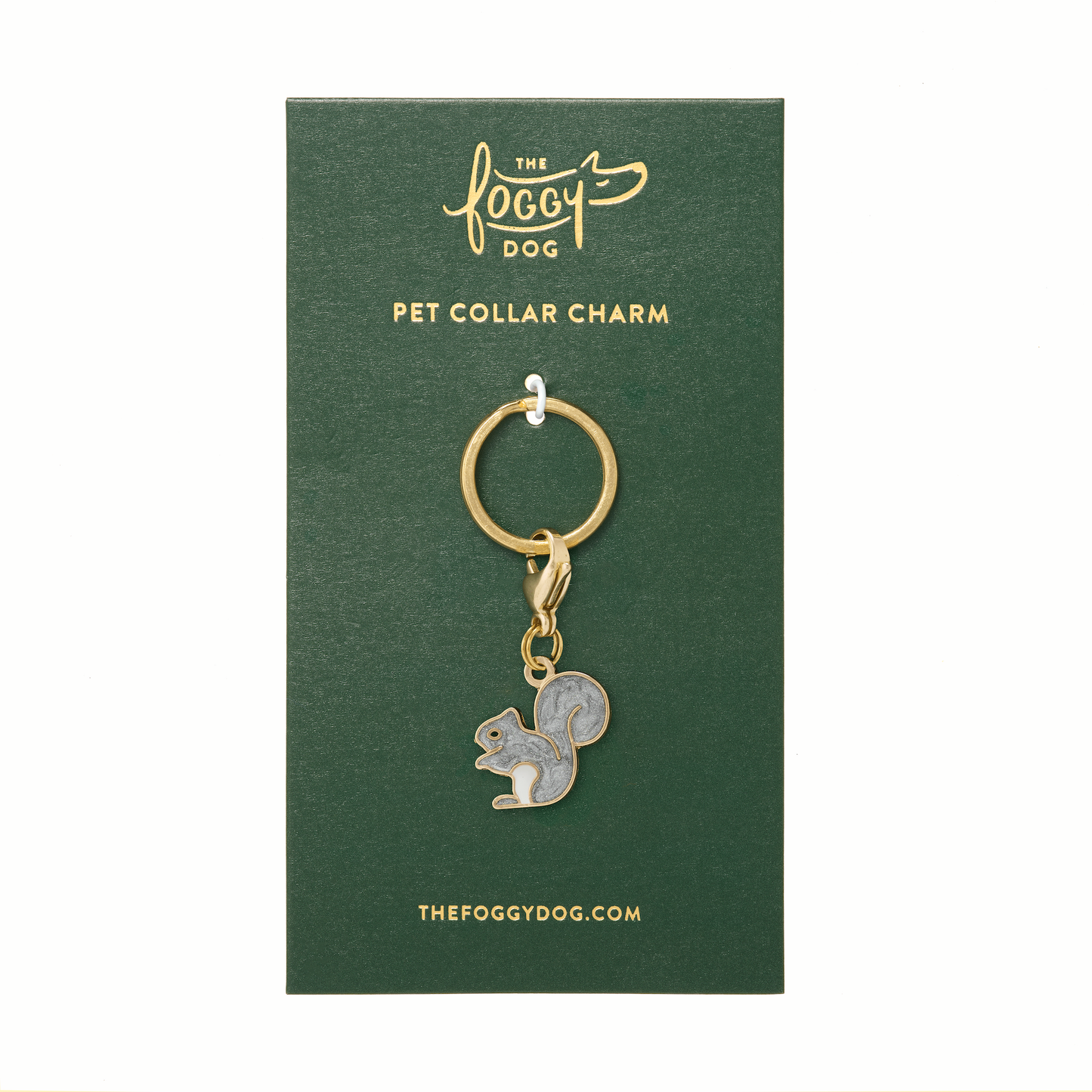 Squirrel Collar Charm
