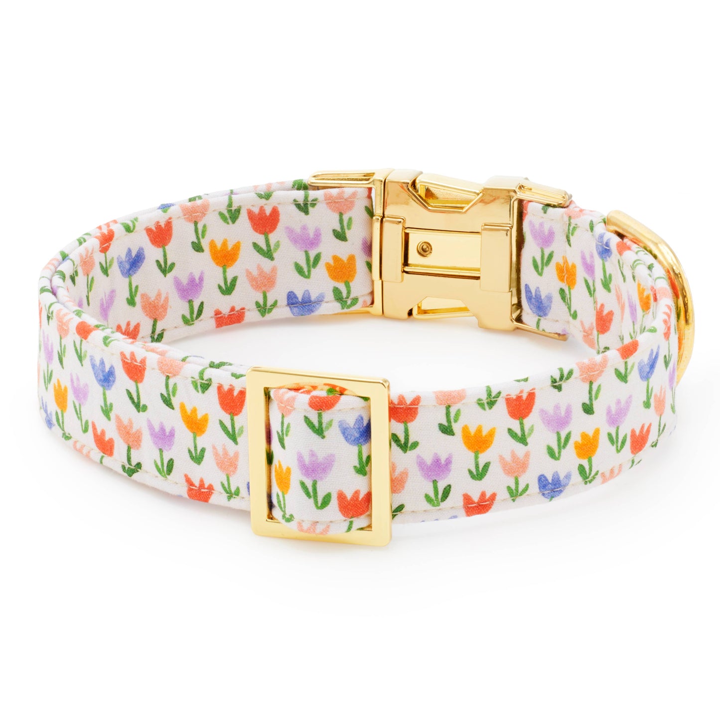 Tulip Garden Dog Collar