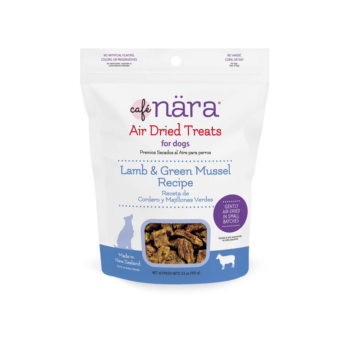 Café Nara Lamb & Green Mussel Air Dried Dog Treats