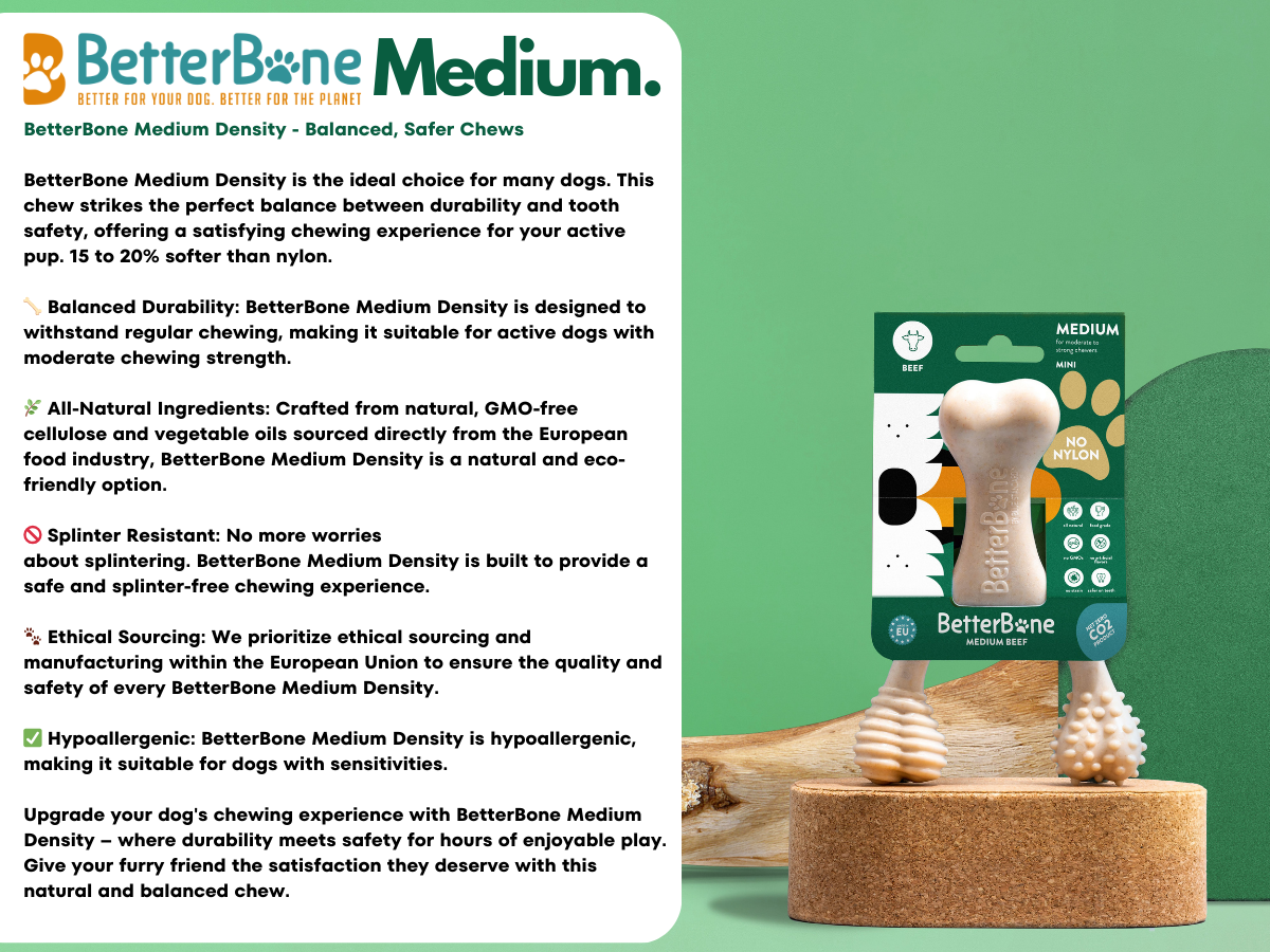 BetterBone Beef Flavored Small Size - Medium Density