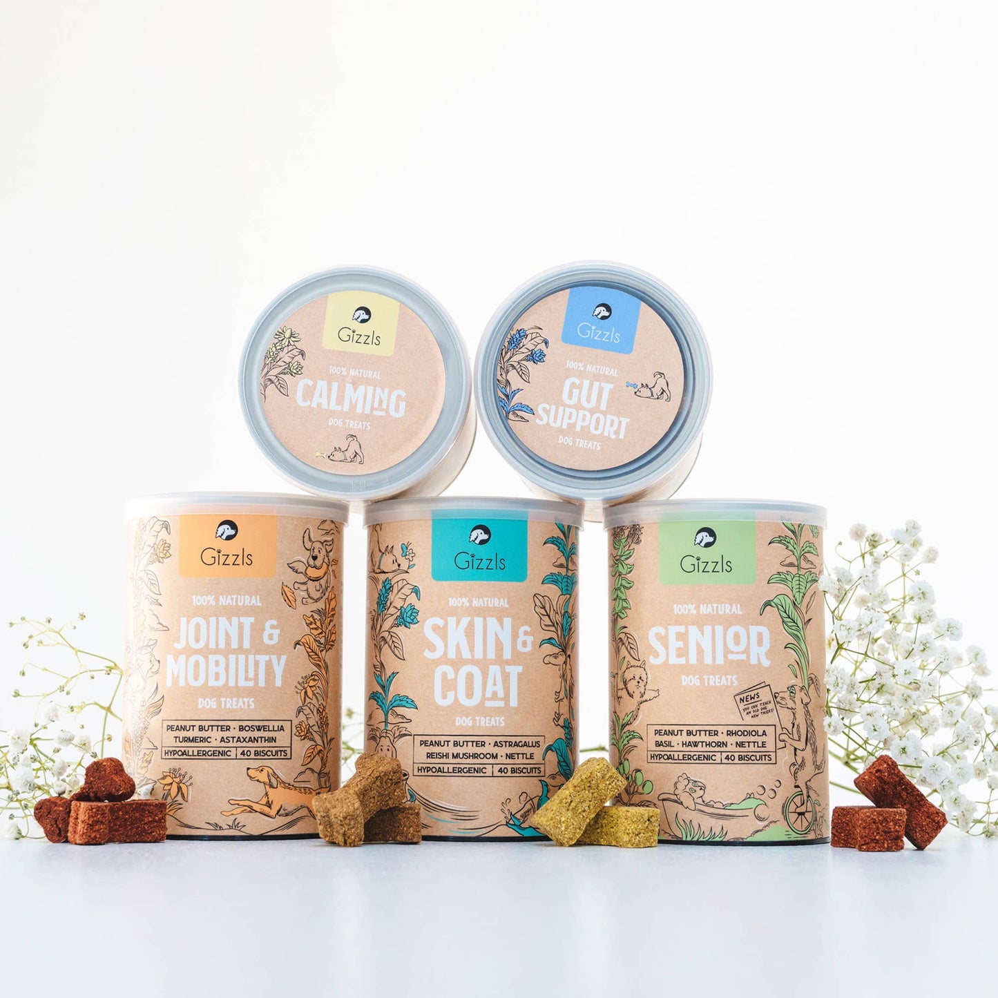 100% Natural Dog Treats for Seniors