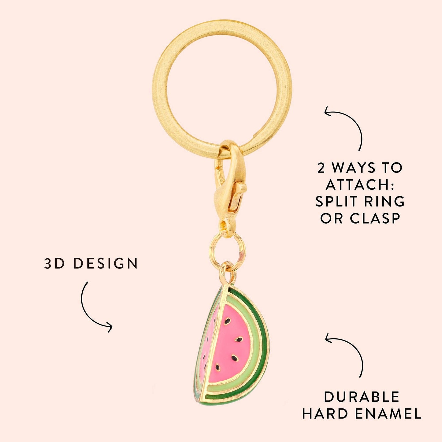 Watermelon Collar Charm: Charm Only