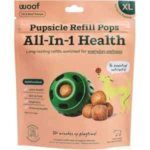 Woof Pupsicle Pops Refills All-in-1 Health Beef Grain-Free