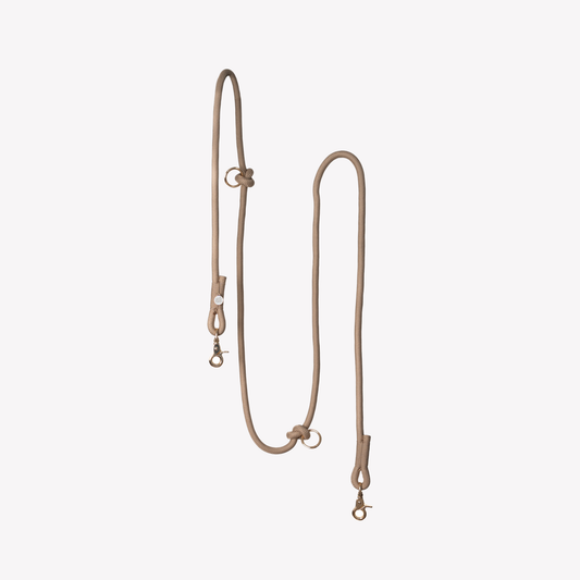 'Sand' - Hands Free Dog Braided Rope Leash