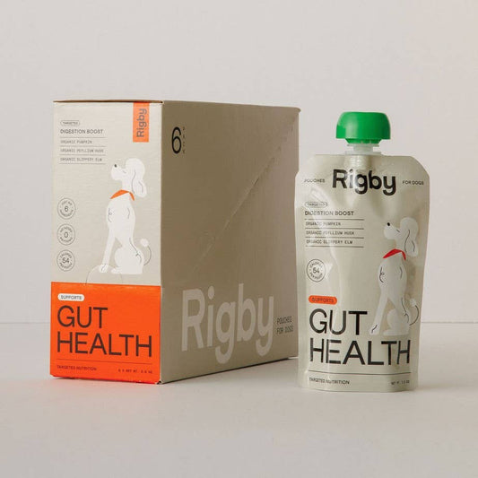 Rigby Targeted Dog Treats, Gut Health Lickable Pouch