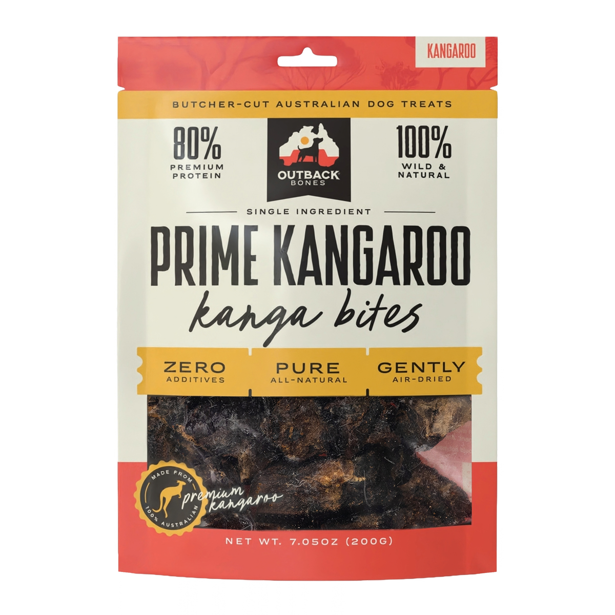 Kangaroo Kanga Bites – Single Ingredient, 7 oz